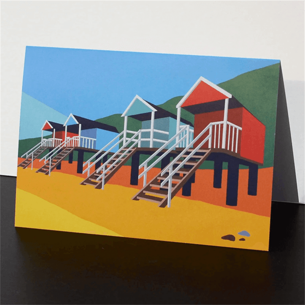 Rebecca Pymar Wells Beach Hut Card
